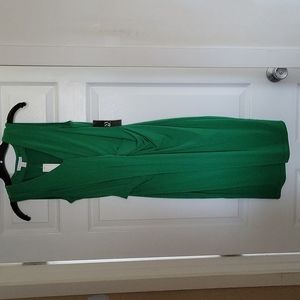 Sleeveless Dress, Green, XS